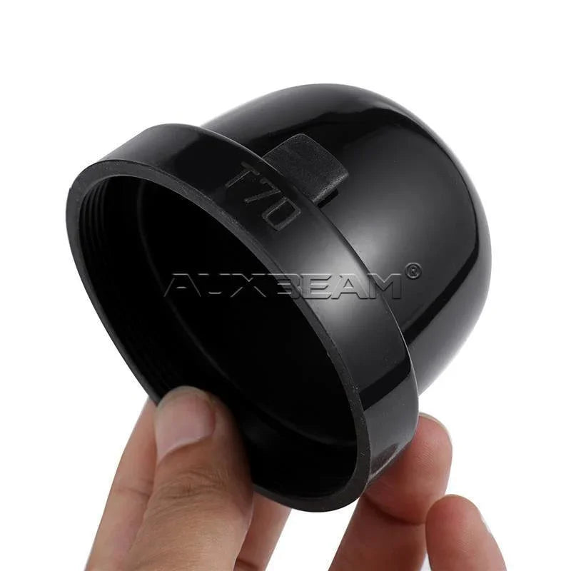 Auxbeam 70mm Universal Car light Seal Cap Dust Cover (2 Pcs)