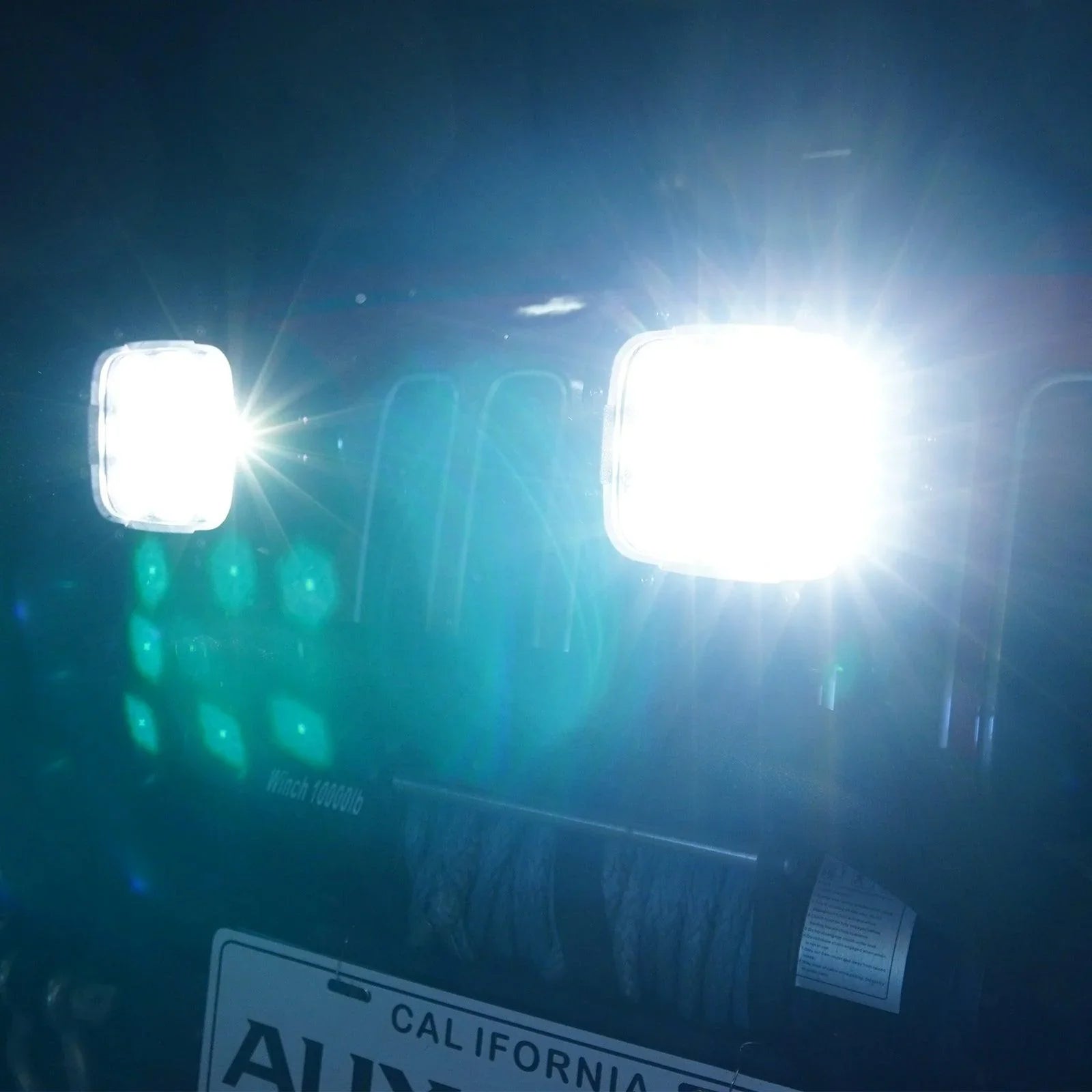 5 Inch 110W White/Amber Spot Light LED Driving Lights for Toyota Tacoma