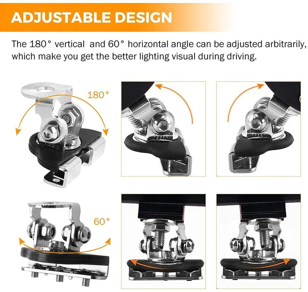 Auxbeam 4" Classic-SM Series Spot Beam LED Pods Light + Universal LED Working
