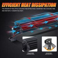 Auxbeam 22 Inch-52 Inch 5D Series Straight/Curved Combo Beam Double Row LED