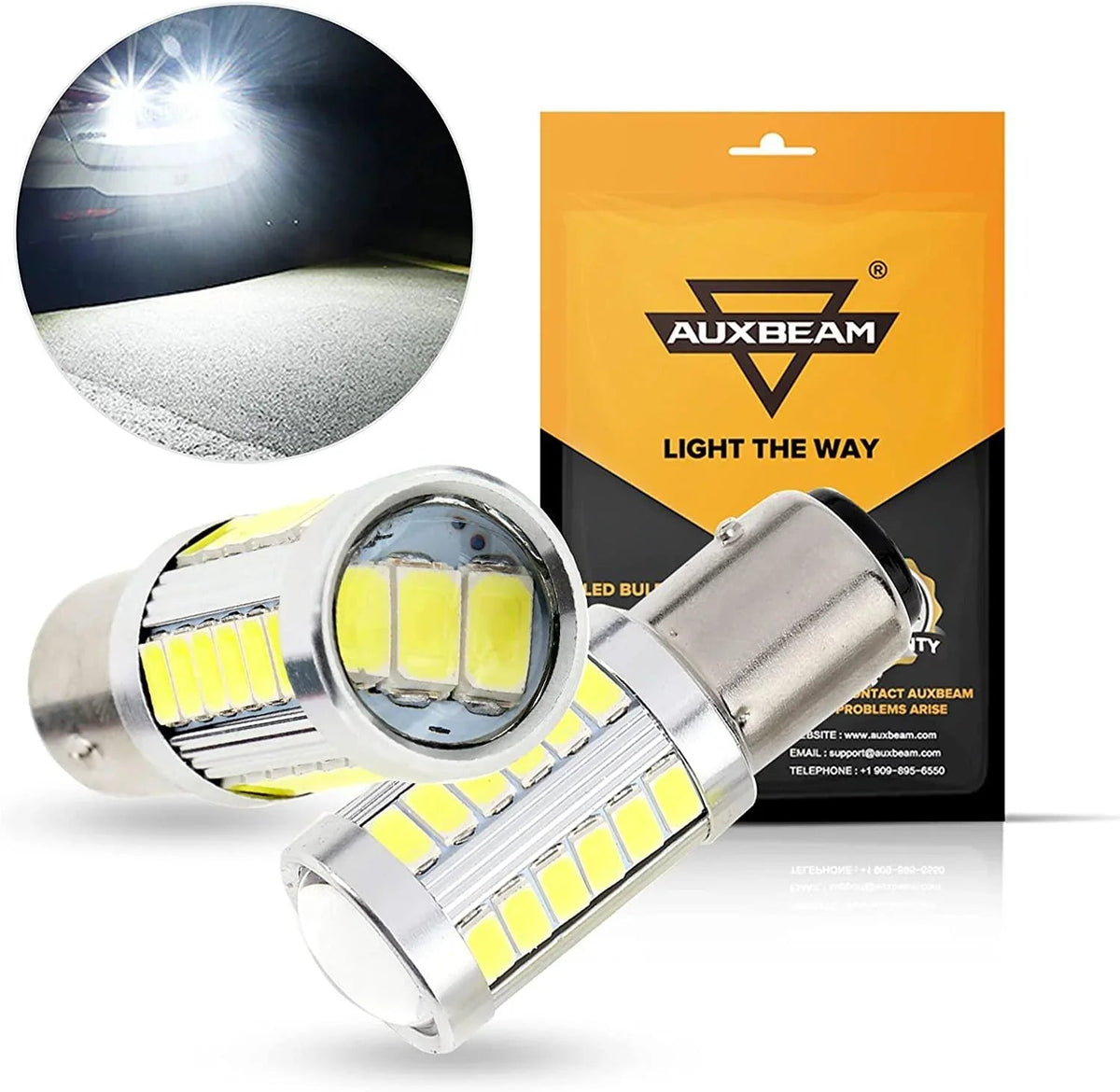 Auxbeam 33pcs-LED 3020SMD /Amber/Red LED Brake/Reverse/Parking/Tail/Turn signal