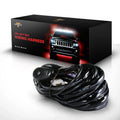 LED Light Bar Wiring Harness Kit with Fuse Relay ON/Off Switch for LED Off-Road Driving Work Light
