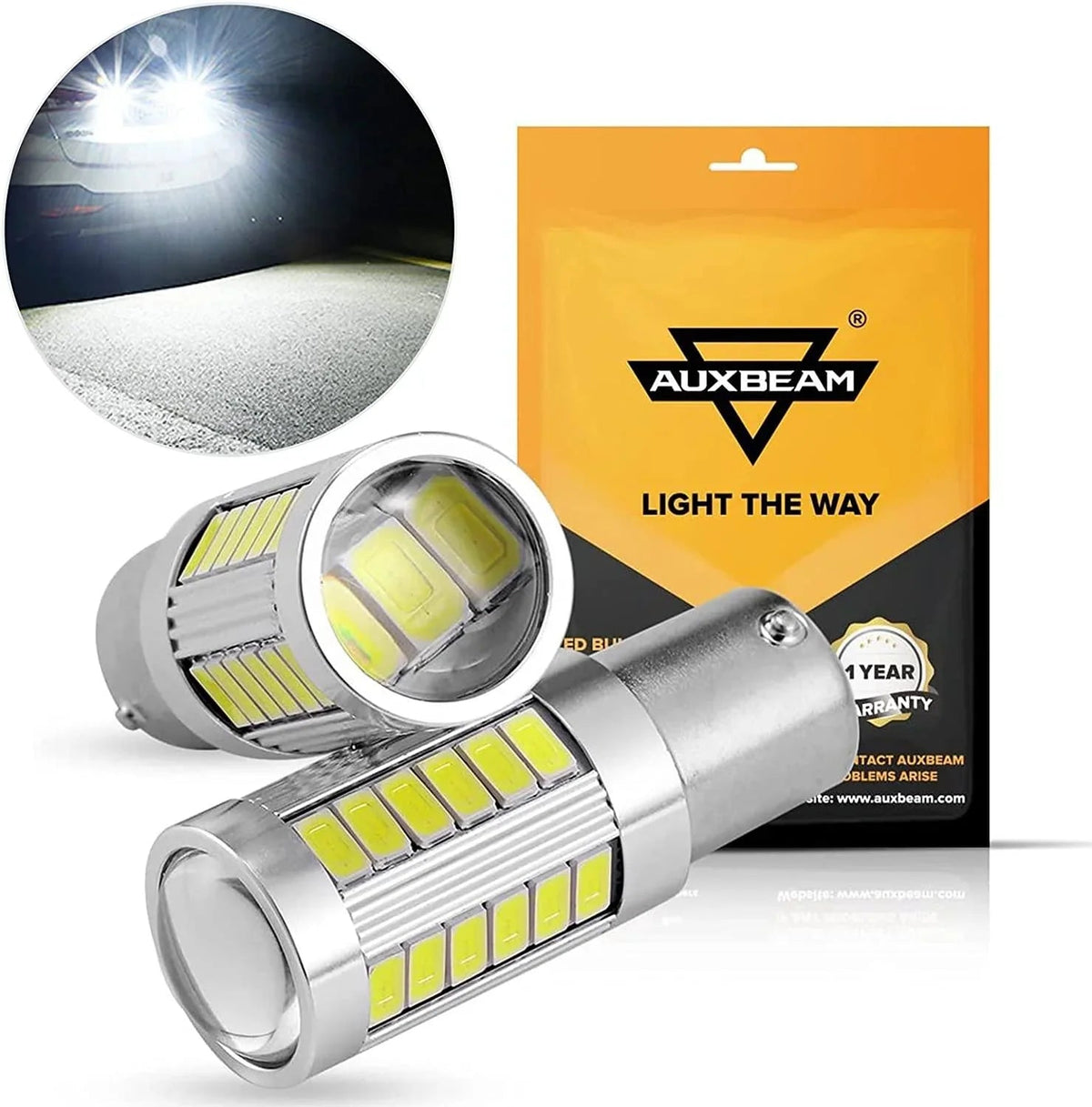 Auxbeam 33pcs-LED 3020SMD /Amber/Red LED Brake/Reverse/Parking/Tail/Turn signal