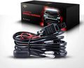 LED Light Bar Wiring Harness Kit with Fuse Relay ON/Off Switch for LED Off-Road Driving Work Light