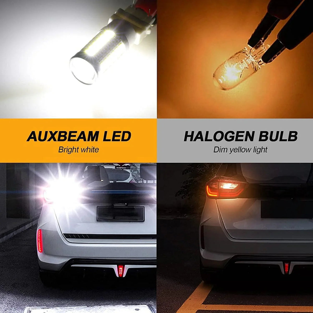 Auxbeam 33pcs-LED 3020SMD /Amber/Red LED Brake/Reverse/Parking/Tail/Turn signal
