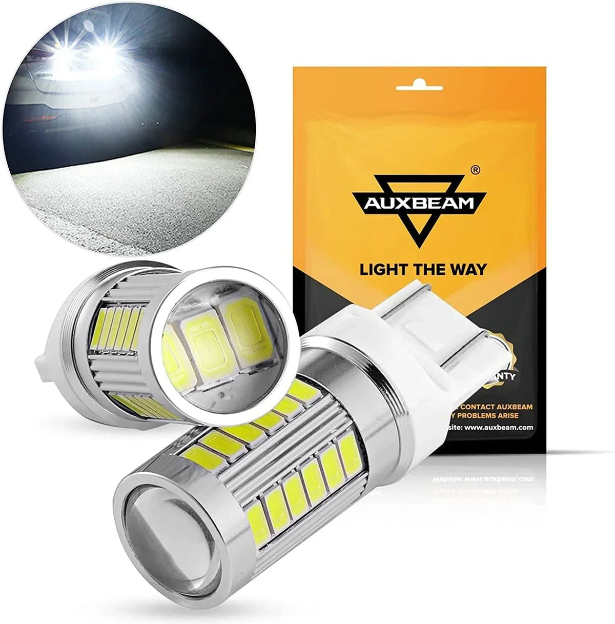 Auxbeam 33pcs-LED 3020SMD /Amber/Red LED Brake/Reverse/Parking/Tail/Turn signal