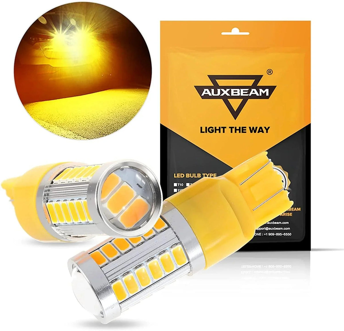 Auxbeam 33pcs-LED 3020SMD /Amber/Red LED Brake/Reverse/Parking/Tail/Turn signal