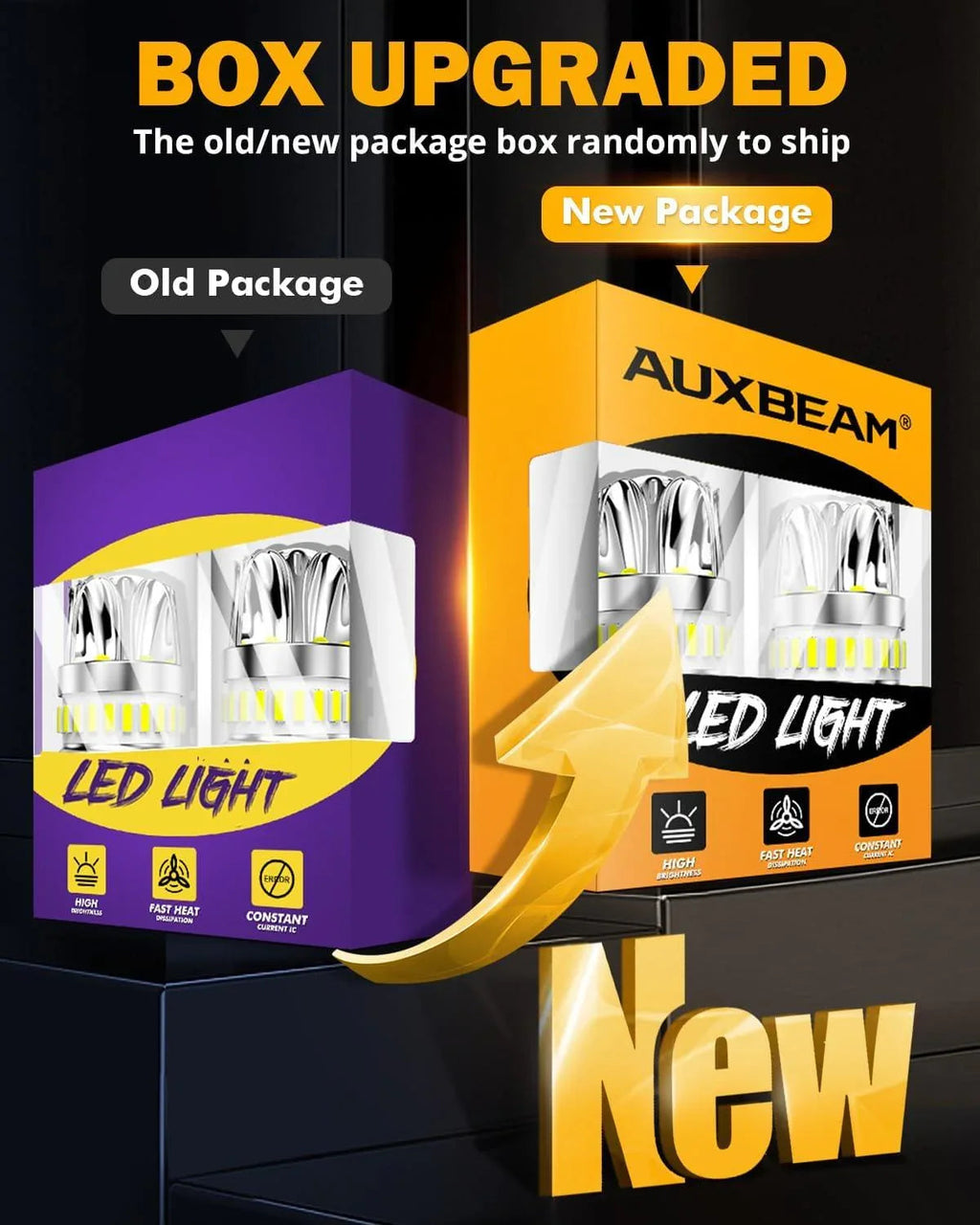 Auxbeam T25 3157 3156 LED Turn Signal Light Rear/Front