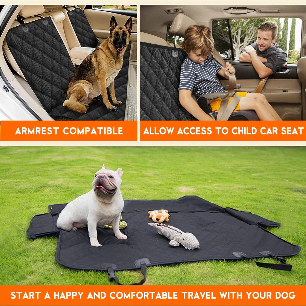 Universal Waterproof Pet Bench Car Seat Cover - Heavy-Duty Cargo Liner
