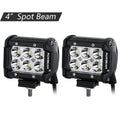 Auxbeam 4" Classic-SM Series Dual Row LED Pod Light 6000K White Spot/Flood