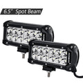 Auxbeam 6.5 inch Classic-SM Series Dual Row LED Light Bar 6000K White Spot/Flood