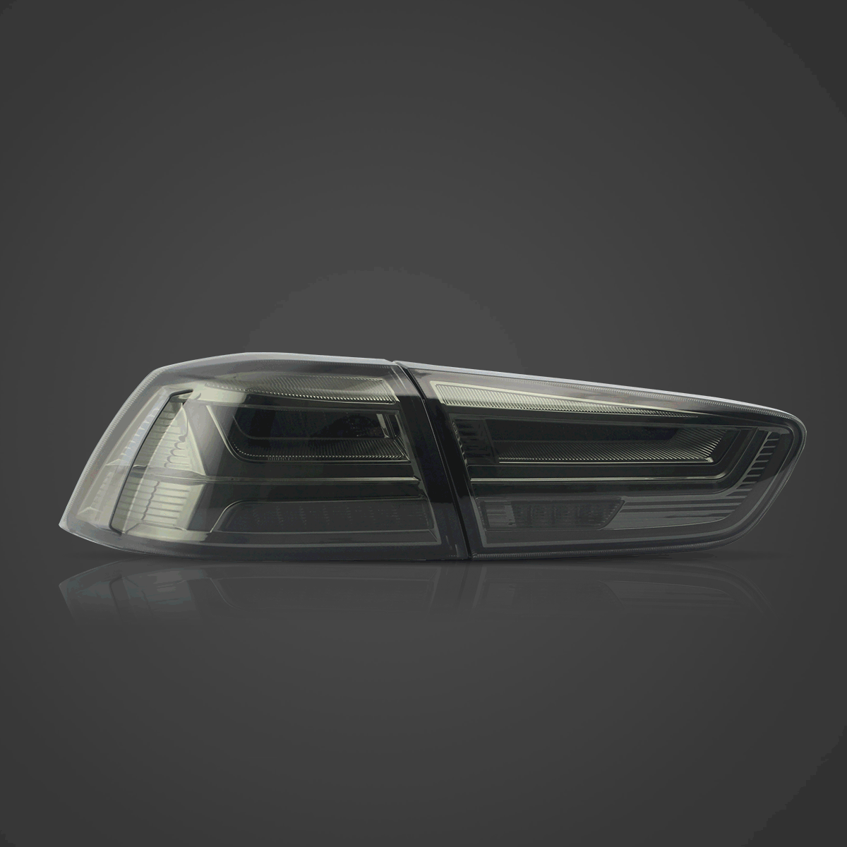 Vland LED Tail Light Assembly for 2008-2017 Mitsubishi Lancer & EVO X