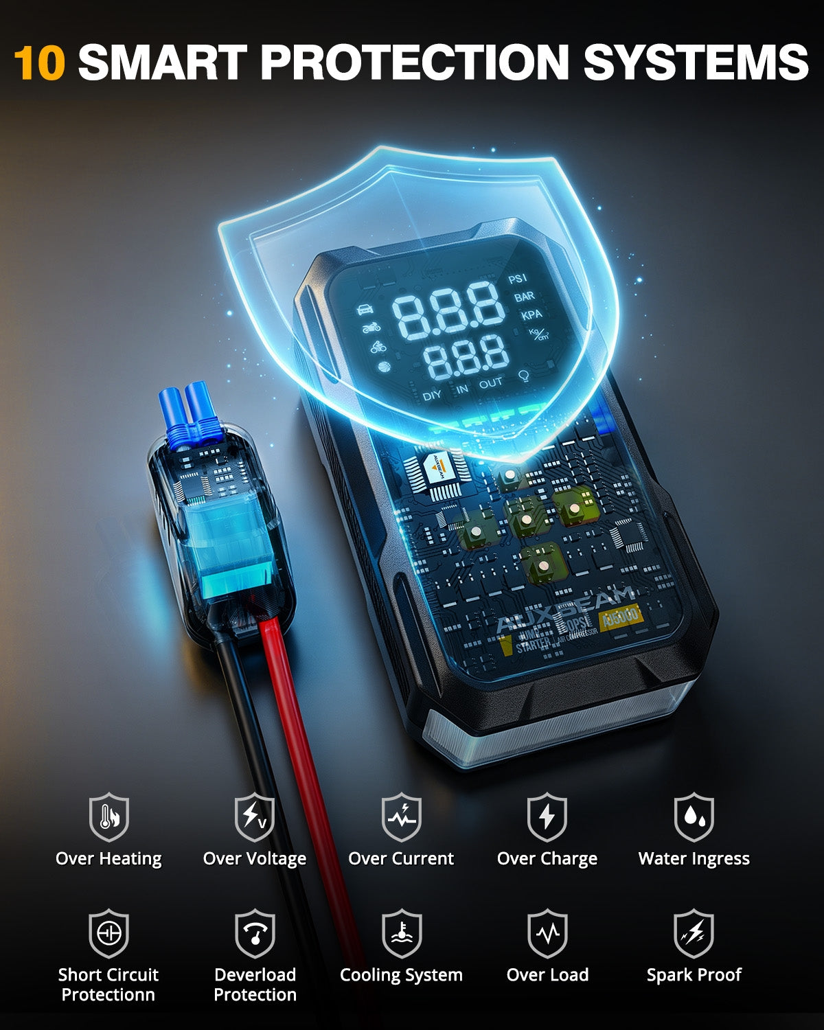 Auxbeam AJ5000 Series 59.2Wh Jump Starter