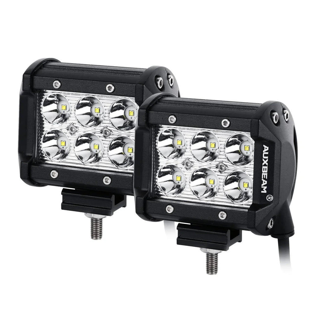 Auxbeam 4" Classic-SM Series Dual Row LED Pod Light 6000K White Spot/Flood