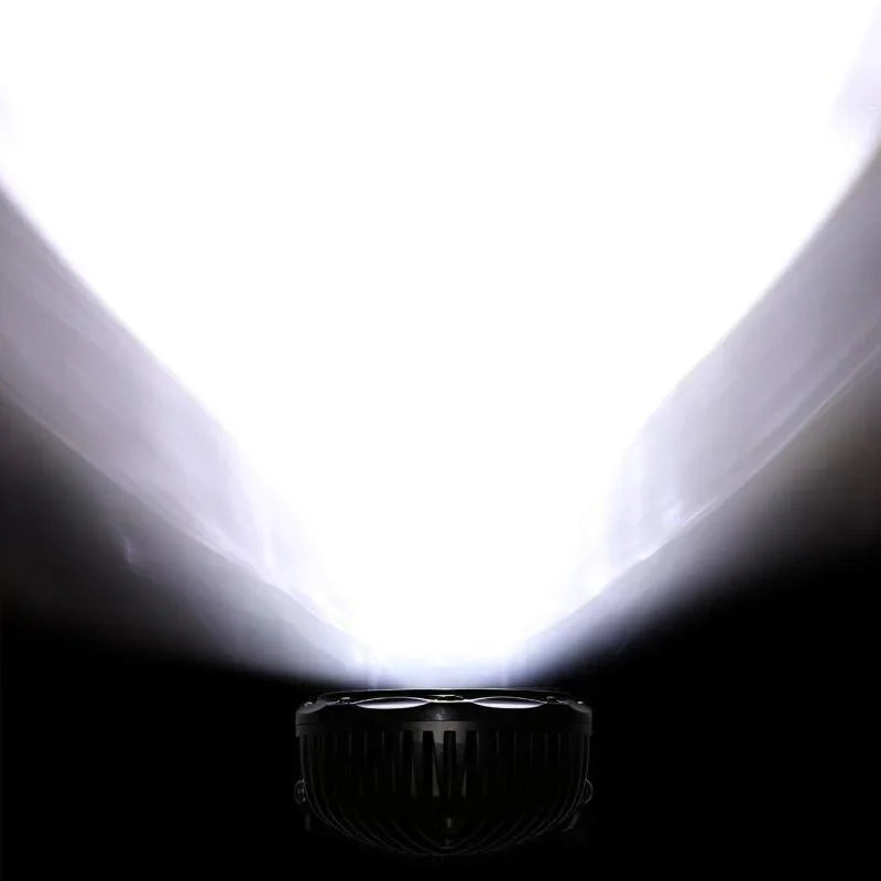 7 Inch 90W Round Spot Beam Offroad LED Driving Lights w/ SAE Compliant+Amber/Black Covers(Optional)