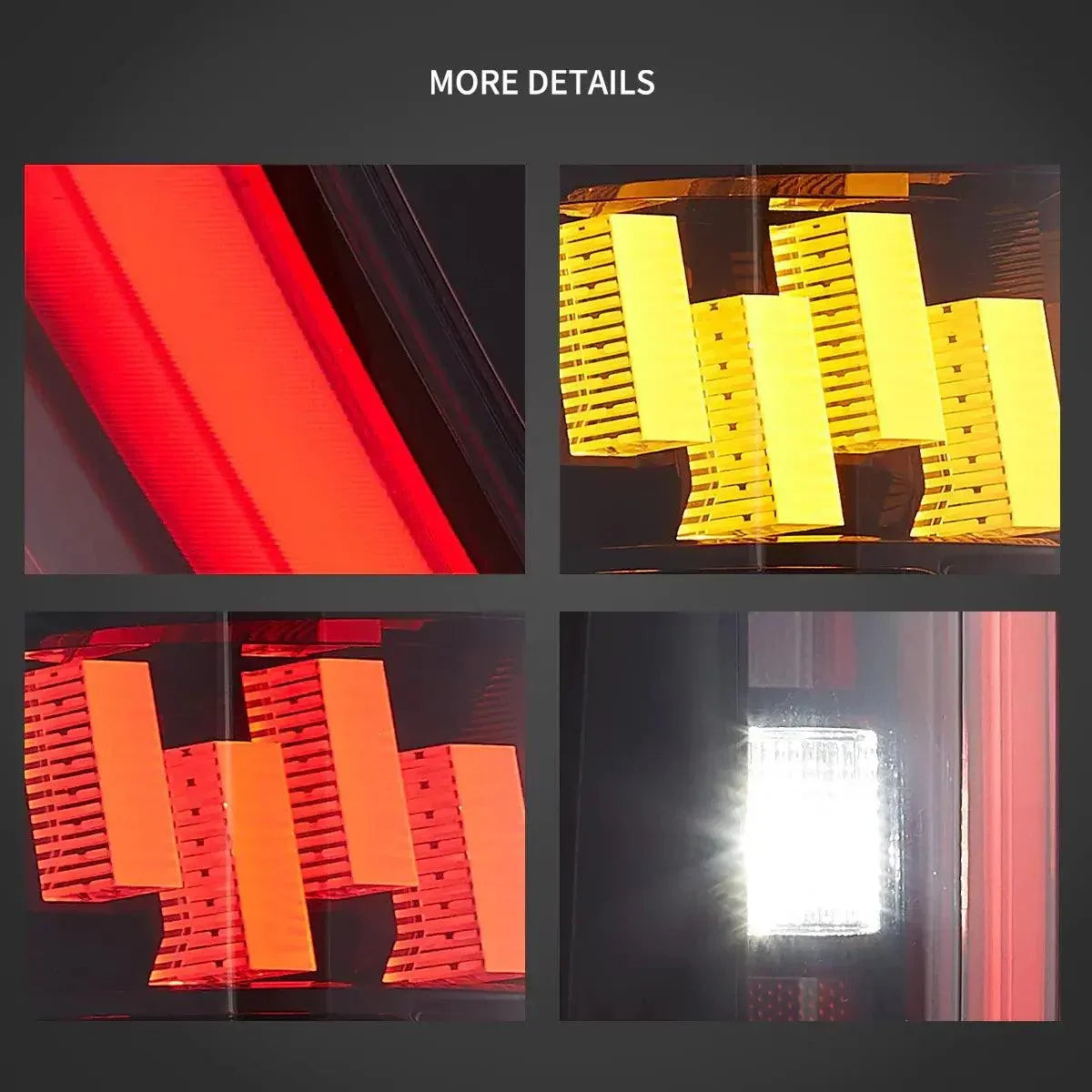 Vland LED Tail Light Assemly with Full LED for 2021-2023 Ford F150