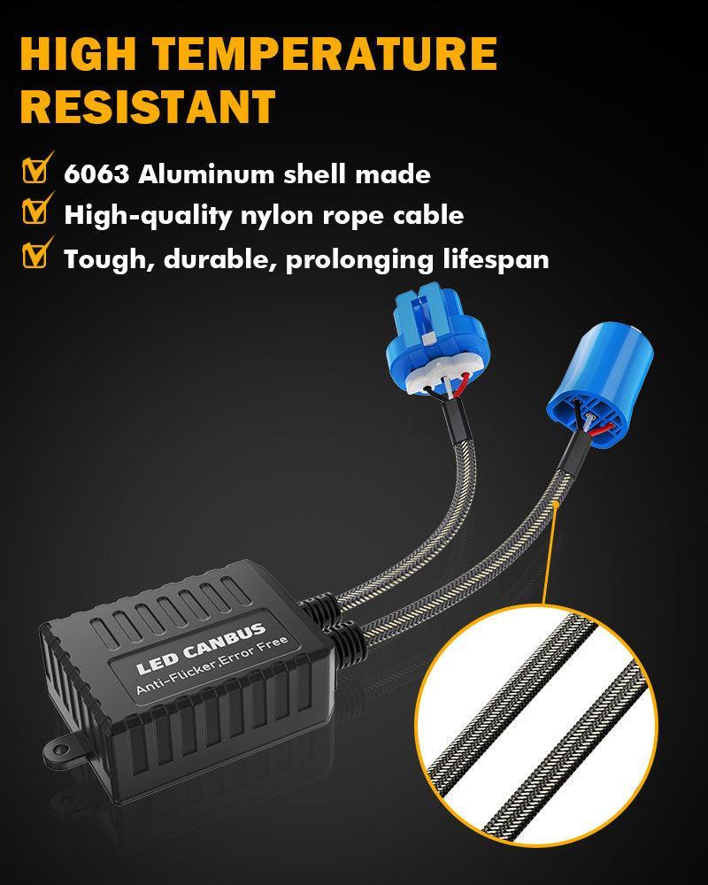 Auxbeam 9004 C20-Model Decoder-Pro Enhanced Led Headlight Bulbs Decoder Harness