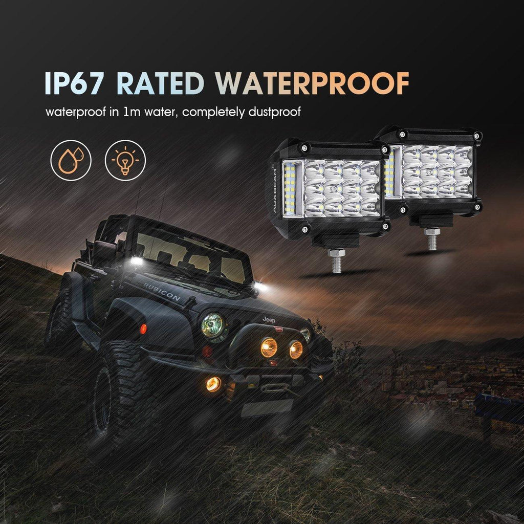 4" 36W Side Shooter Pods Combo Beam for SUV ATV UTV Trucks Pickup Boat