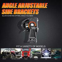 Auxbeam 22 Inch-52 Inch 5D Series Straight/Curved Combo Beam Double Row LED