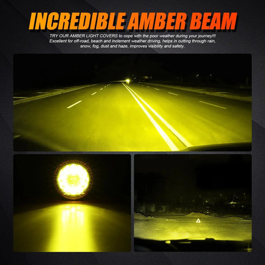 7 Inch 178W Round Off road light Spot Beam LED Driving Lights