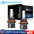 2-Sides 9007 LED Headlight Hi/Lo Bulbs for Ford F-150 1992-2003 F-250 1992-1999