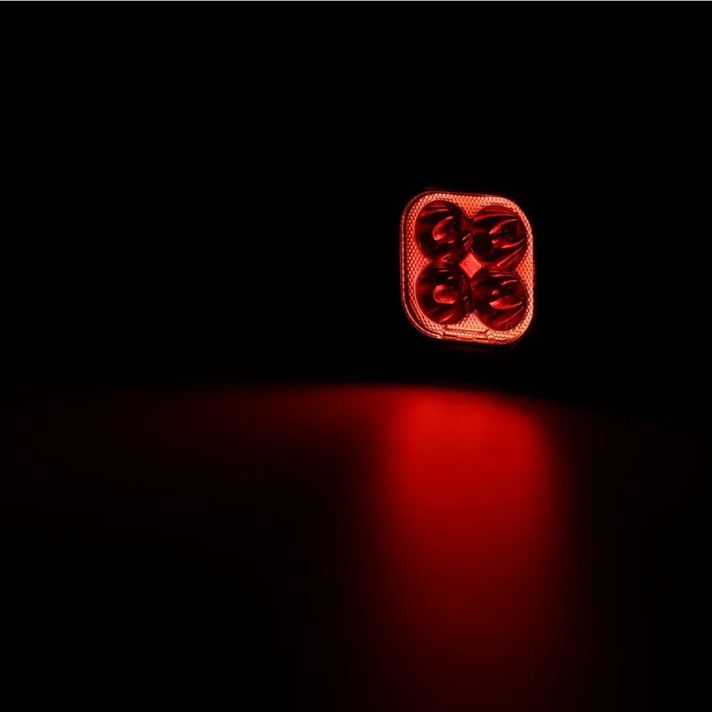 Color Play Series 3 Inch 116W RGB LED Pod Lights Spot Off Road Lights With 8 Backlight Options