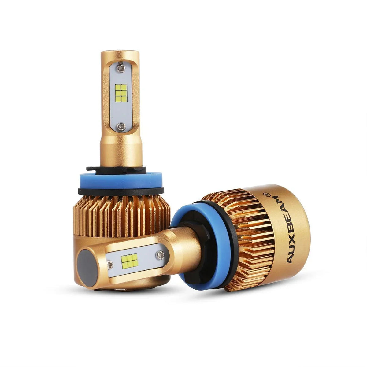 Auxbeam Fan Cooling S3 Series 72W LED Headlight Bulbs 6500K Cool White