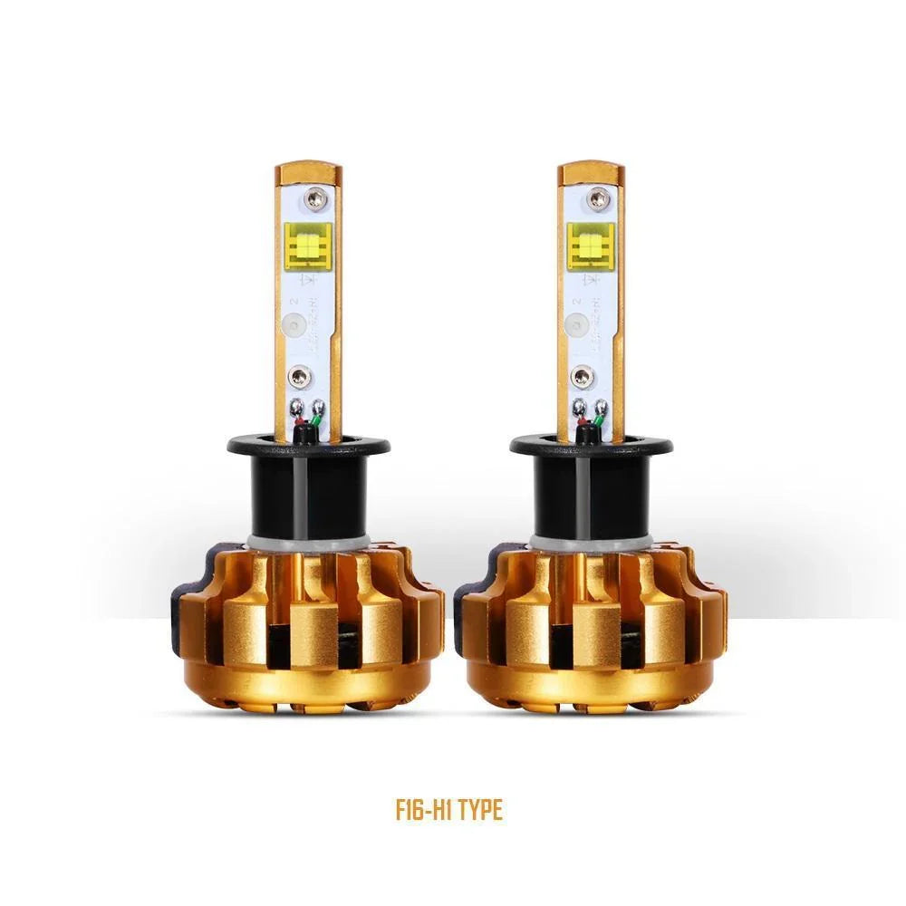 Auxbeam F-16 Series LED light Bulbs 12000LM 60W 6000K White Light