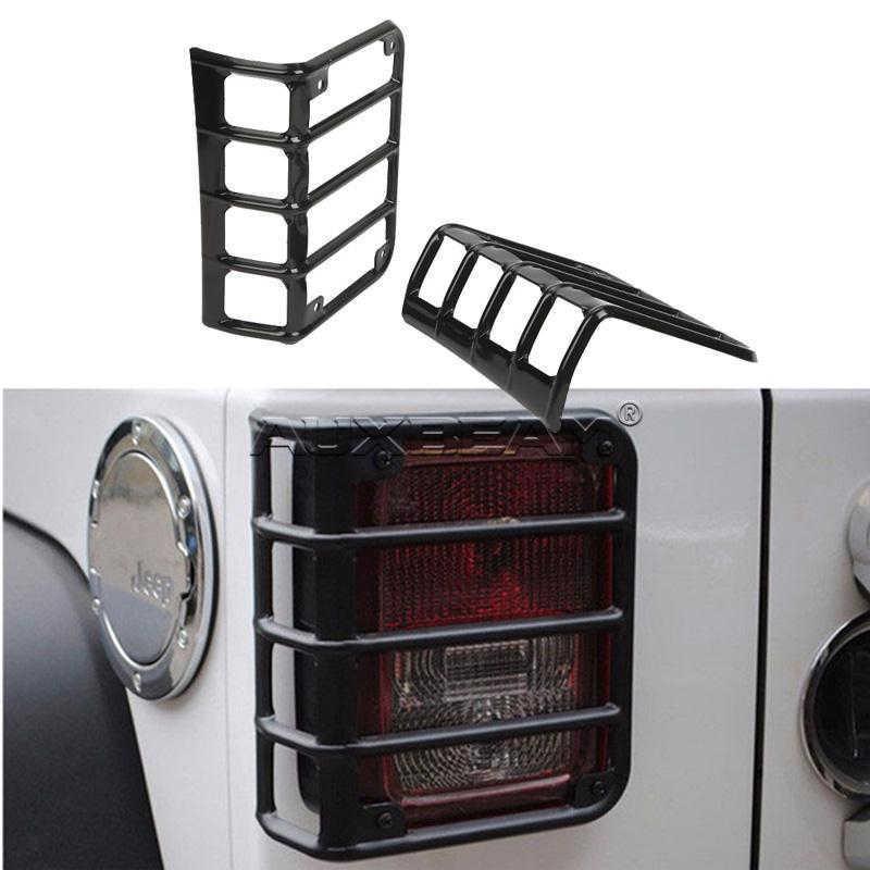 Auxbeam Steel Light Reverse Light Guard for 07-15 Jeep Wrangler