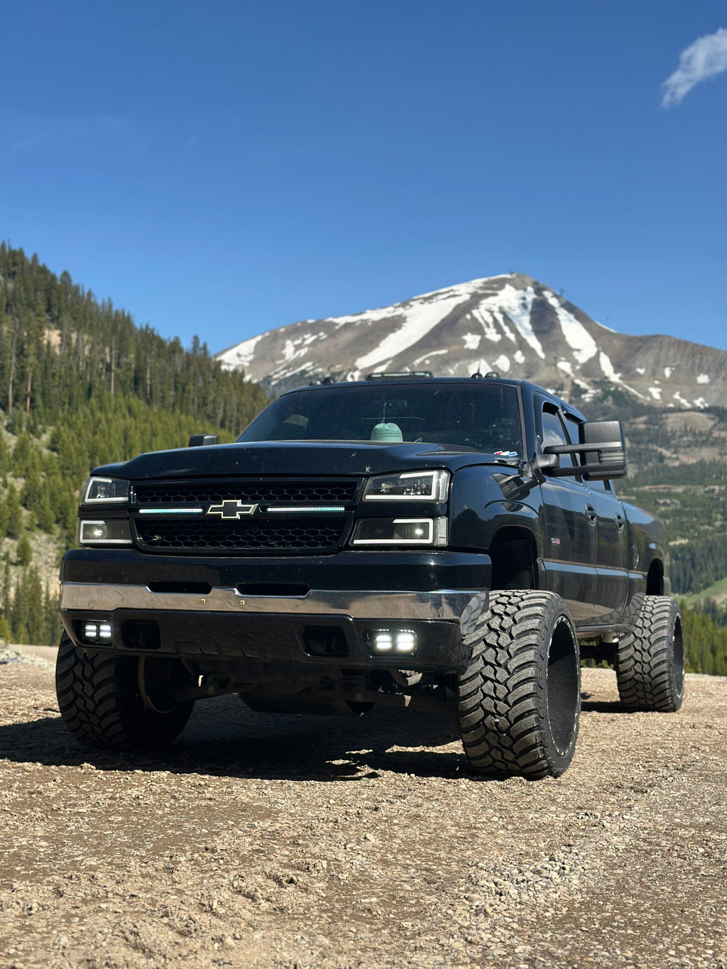 FCK Lightbars Fog Light Brackets for 2002-2006 Silverado/Sierra/Avalanche