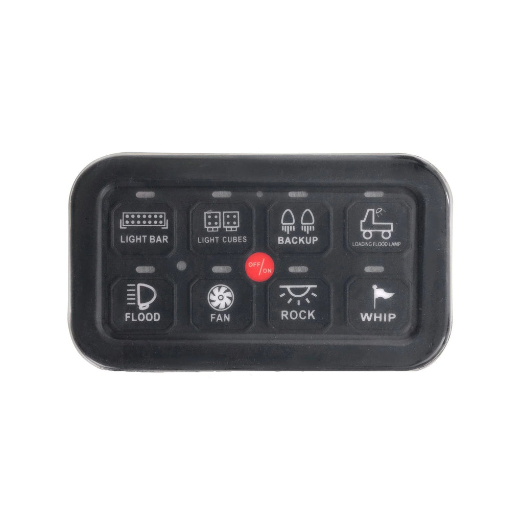 Auxbeam Waterproof Silicone Cover for 8 Gang Switch Panel