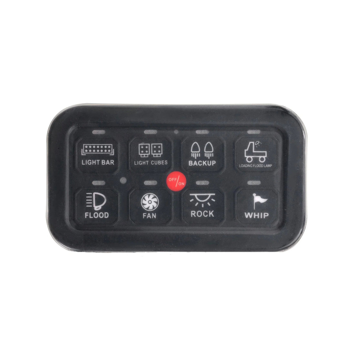 Auxbeam Waterproof Silicone Cover for 8 Gang Switch Panel