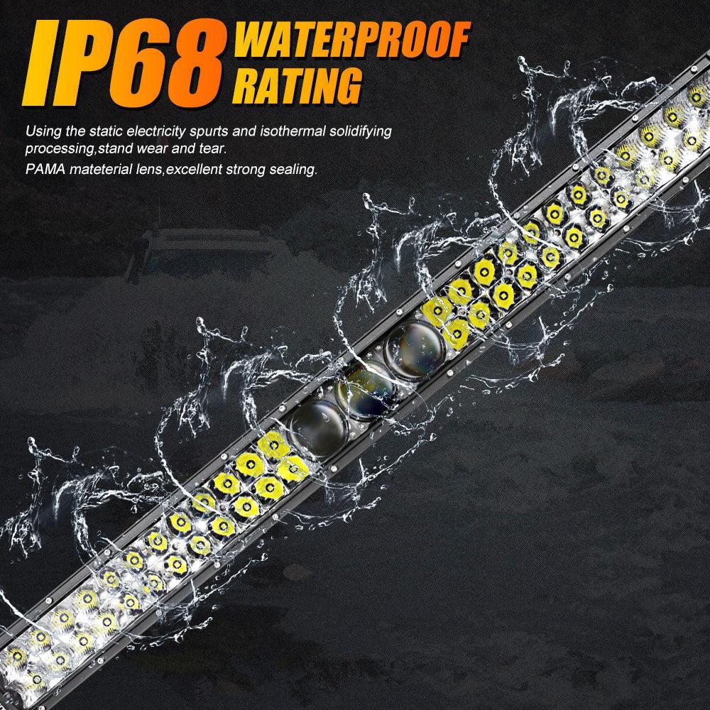 Auxbeam 32 Inch 5D-PRO Series 33000LM Spot Beam Off Road Led Light Bar