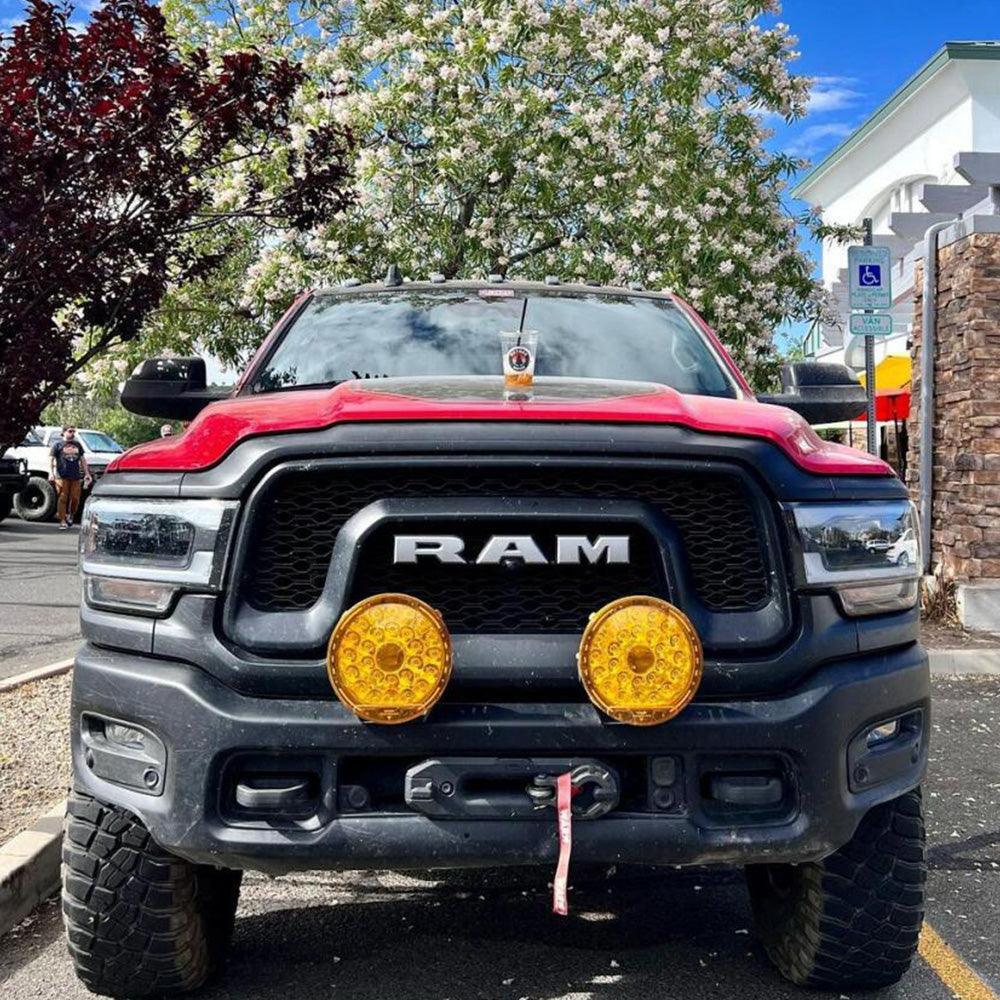 7 Inch 230W 33332LM 360-PRO Series Custom Lens Offroad LED Driving Lights+Amber/Black Covers(Optional) for JEEP WRANGLER JL JK TJ