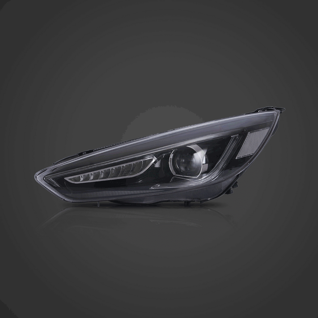 Vland LED Headlight Assembly for 2015-2018 Ford Focus 3rd Gen Mark III Facelift