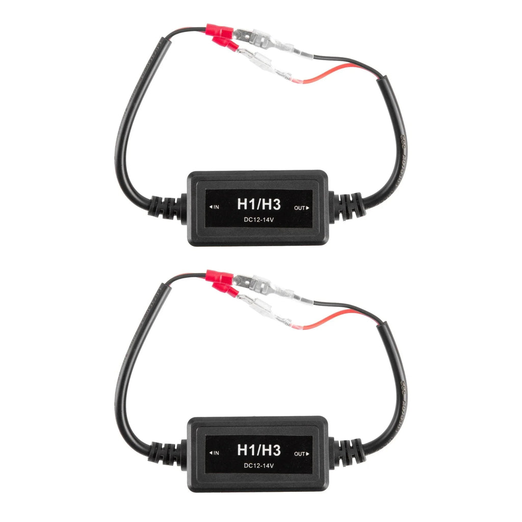 Auxbeam H1/H3 C10-Model Enhanced LED Headlight Bulbs Decoder Anti-flicker Hyper