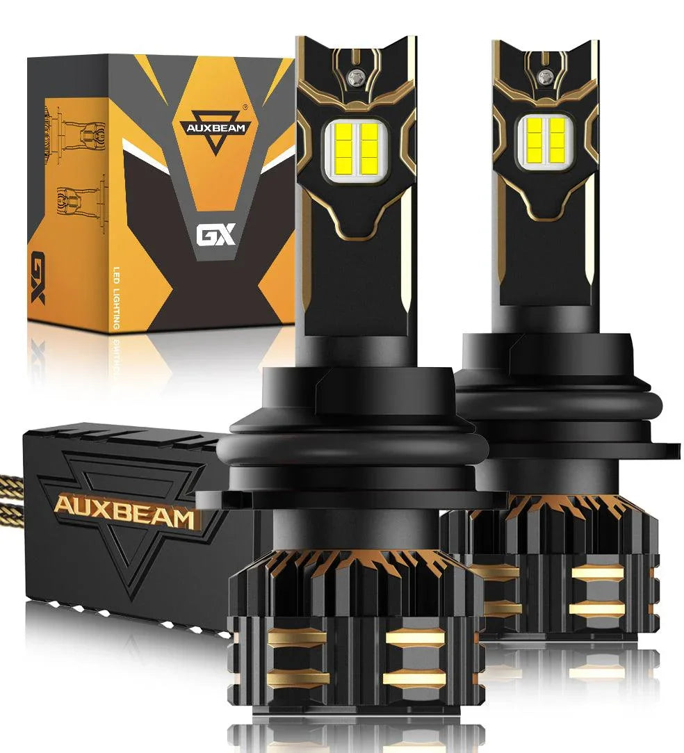 Auxbeam 9004/HB1 LED Headlight Bulbs 120W 25000ML GX Series 2 Bulus