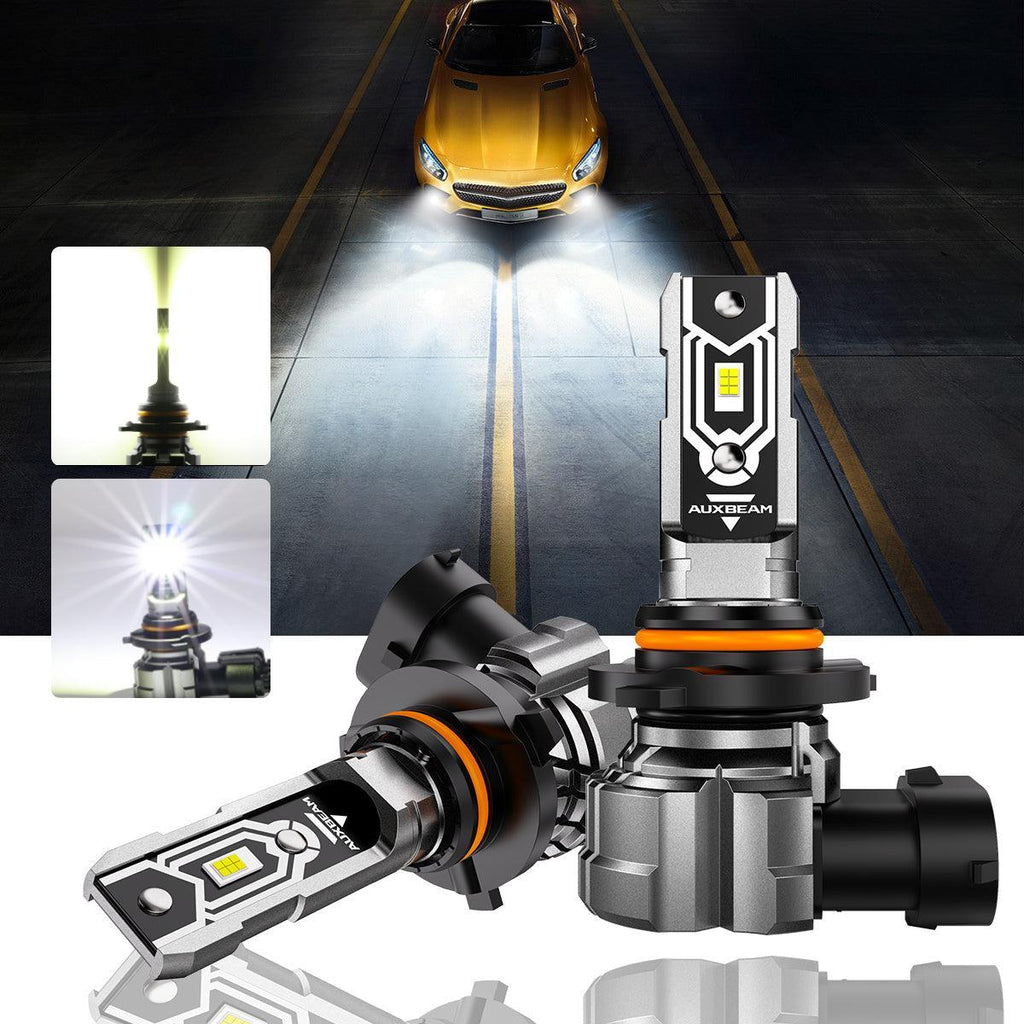 Auxbeam H10 9145 9140 HB3 LED Fog Light/DRL Bulbs 50W Q5 Series 2 Bulbs
