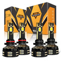 Auxbeam 9005+9006 LED Headlight Bulbs 240W GX-ULTRA Series 4 Bulbs
