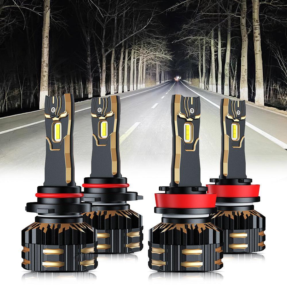 Auxbeam GX Series 25000LM 120W LED Headlight Bulbs 6500K Cool White