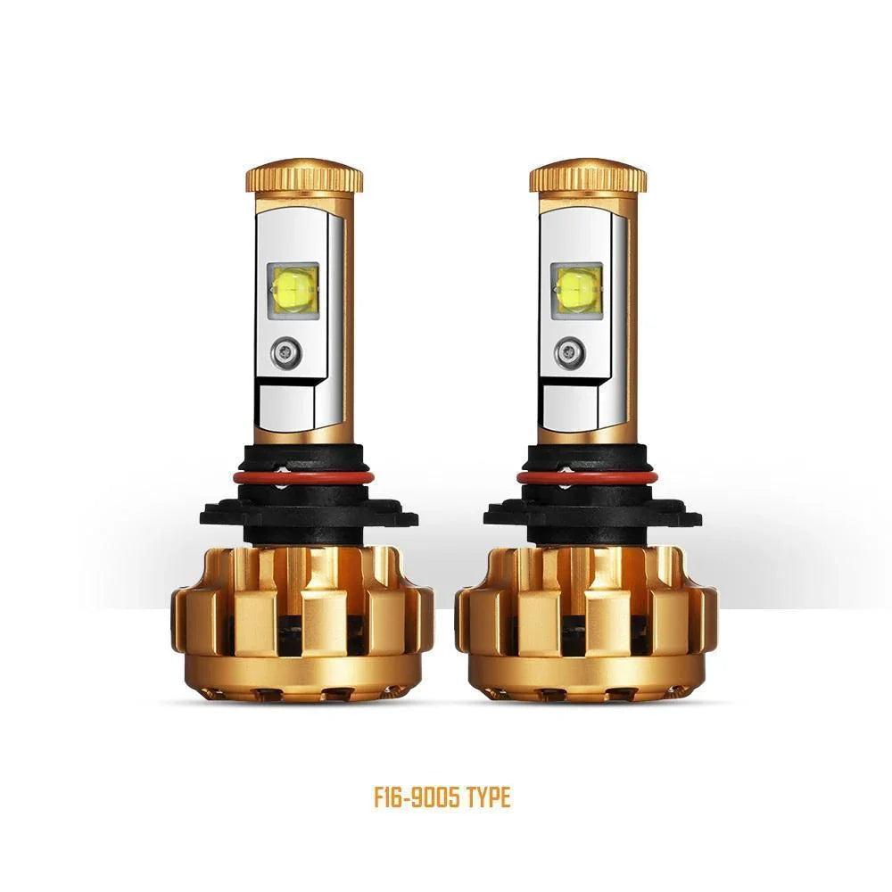 Auxbeam F-16 Series LED light Bulbs 12000LM 60W 6000K White Light