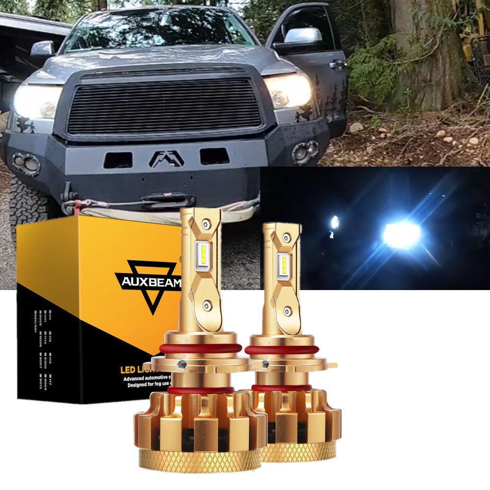 Auxbeam F-16 Plus Series LED High/Low Beam Bulb Bundle for 2010 Toyota Tundra