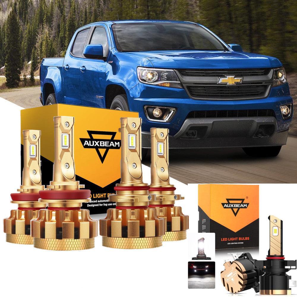 Auxbeam F-16 Plus Series LED High/Low Beam Bulb for 2015-2019 Chevrolet Colorado