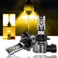 Auxbeam 9006 HB4 LED Fog Light/DRL Bulbs 50W 2500K Amber Yellow Q5 Series 2