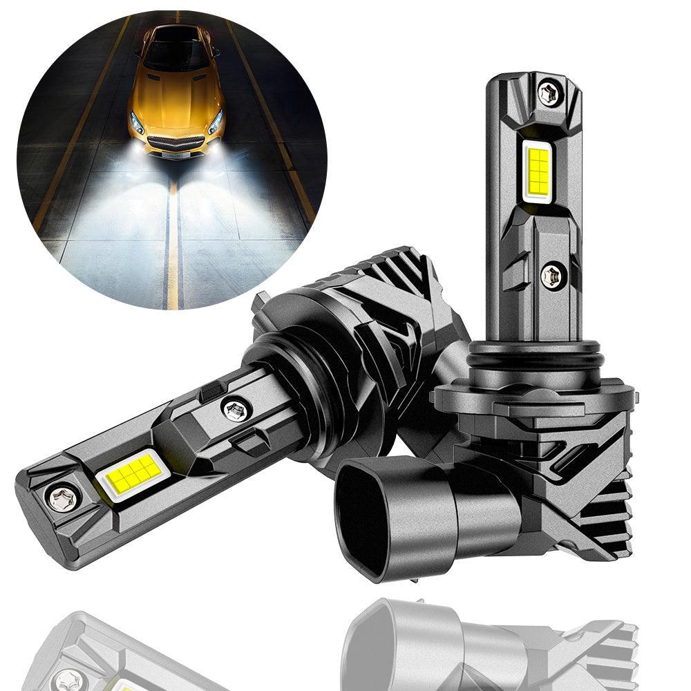 Auxbeam 9006/HB4 LED Headlight Bulbs/Fog Lights Q15 Series Fanless&Wireless 60W