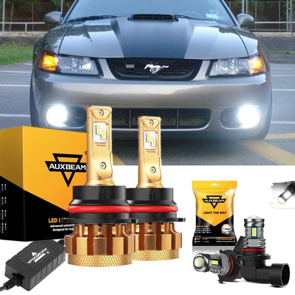 Auxbeam F-16 Plus Series LED High/Low Beam Bulb for 2003-2004 Ford Mustang SVT