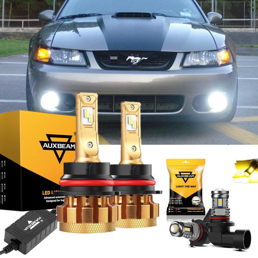 Auxbeam F-16 Plus Series LED High/Low Beam Bulb for 2003-2004 Ford Mustang SVT