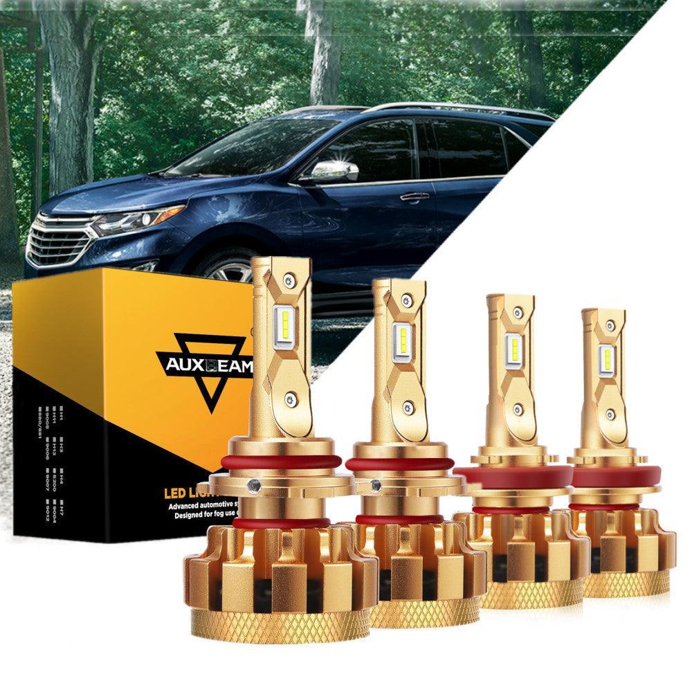 Auxbeam F-16 Plus Series LED High/Low Beam Bulb for 2018-2019 Chevrolet Equinox