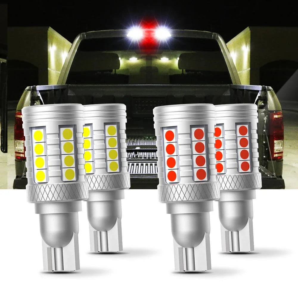 Auxbeam 921 912 LED Bulbs Cargo Light High Mount Stop 3rd Brake Light Combo