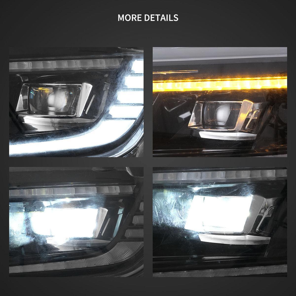 Vland LED Headlight for 2016-2018 Chevrolet Camaro & 2019-2024 Camaro ZL1